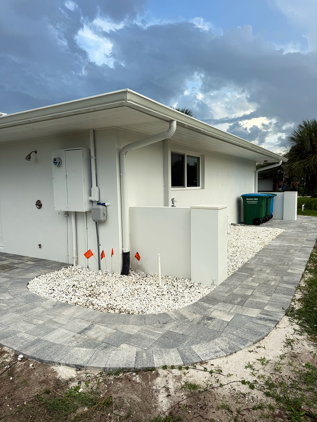 Paver driveway and gravel – Brevard County FL