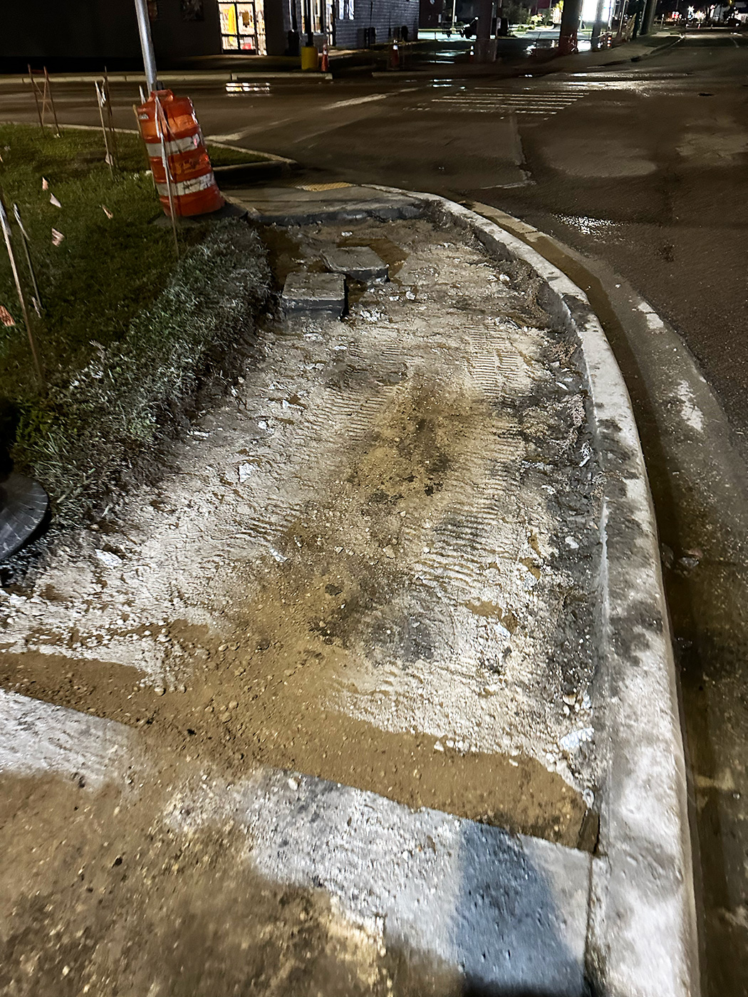 Sidewalk demolition – CAB Glover Enterprises