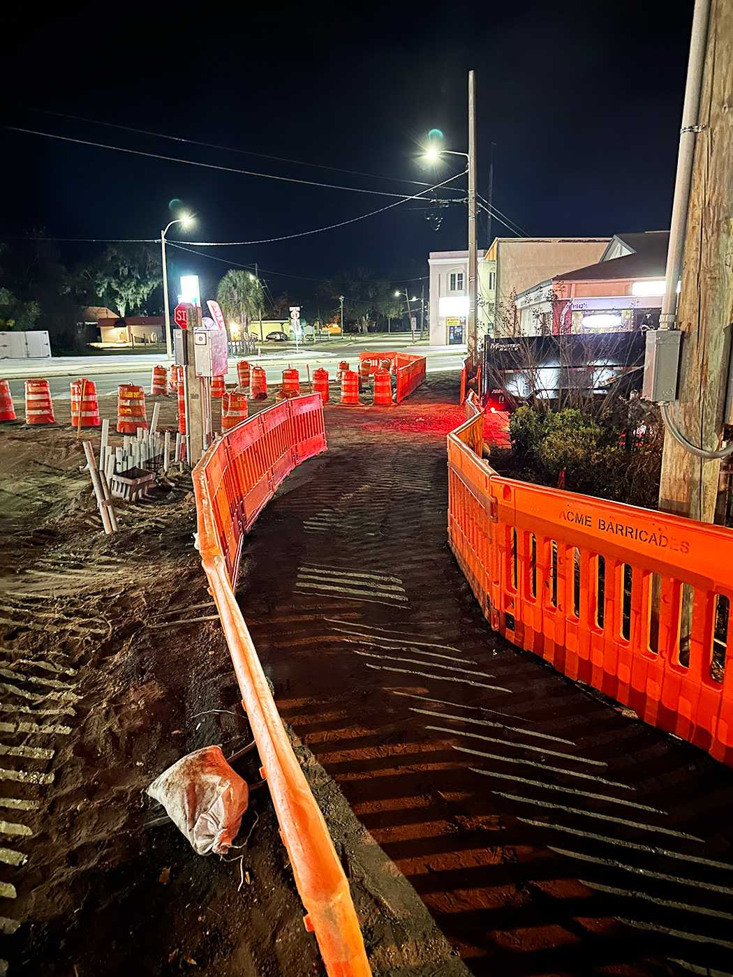 City sidewalk demolition corridor – CAB Glover Enterprises